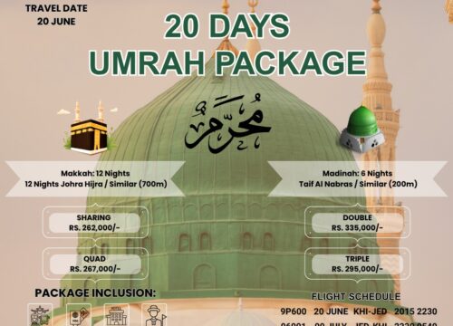 🌙✨ 20 DAYS UMRAH PACKAGE ✨🌙